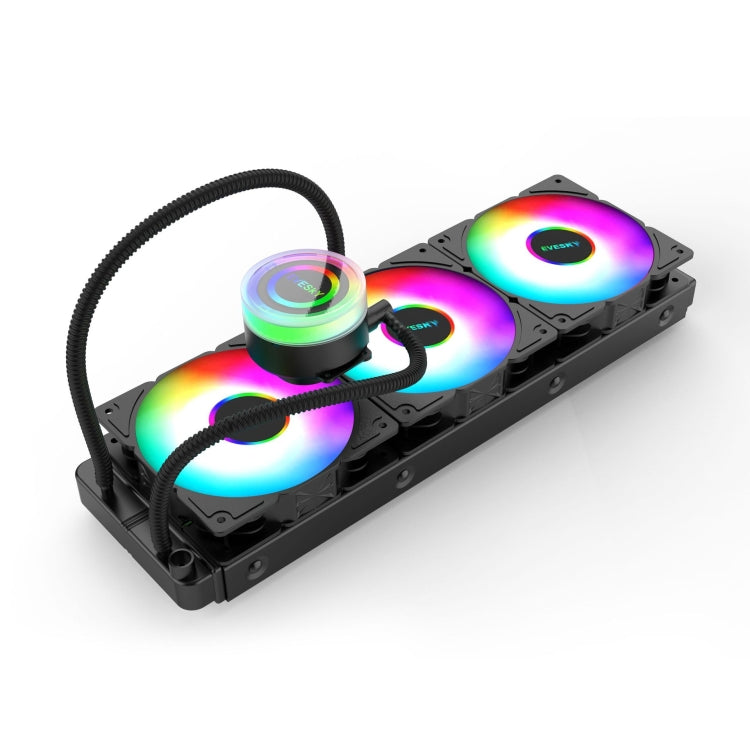 Quạt làm mát CPU EVESKY RGB, bộ tản nhiệt chất lỏng tích hợp, 120mm nhiều màu, 120mm RGB, 240mm, 360mm