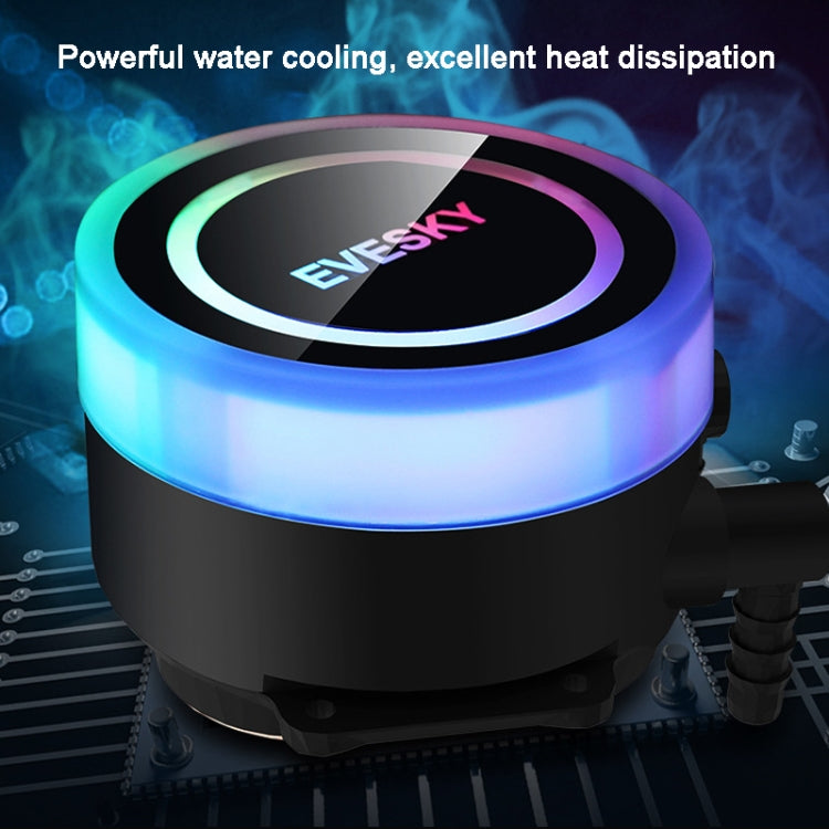 Quạt làm mát CPU EVESKY RGB, bộ tản nhiệt chất lỏng tích hợp, 120mm nhiều màu, 120mm RGB, 240mm, 360mm