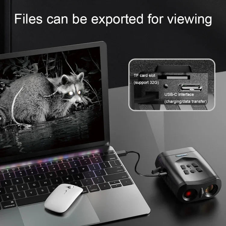 Ống nhòm kỹ thuật số hồng ngoại nhìn ban đêm di động màn hình LCD HD 3 inch APEXEL, APL-NV009