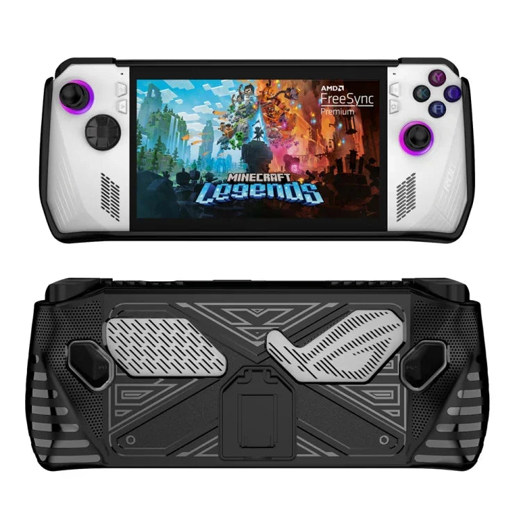 Ốp mềm TPU cho máy chơi game Asus ROG Ally kèm giá đỡ, TPU Đen, TPU Trắng