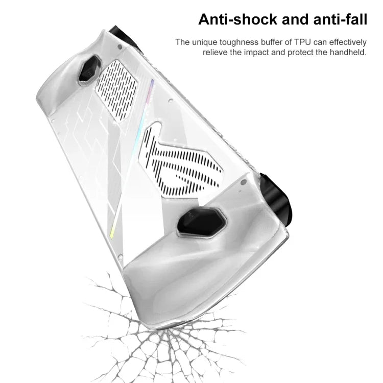 Ốp bảo vệ mềm TPU tất cả trong một cho máy chơi game ASUS Rog Ally, ốp TPU trong suốt