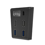 iplay HBP-308 Cho Sony PS5 Bộ chia USB3.0 5 trong 1 Kết nối mở rộng truyền dữ liệu, Cho Sony PS5