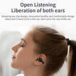 Tai nghe Bluetooth thể thao kinh doanh kiểu kẹp tai âm thanh nổi ngoài không làm đau tai, YX03 (Đen), YX03 (Trắng), YX03 (Hồng), YX03 (Xám)