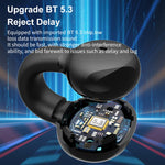Tai nghe Bluetooth thể thao kinh doanh kiểu kẹp tai âm thanh nổi ngoài không làm đau tai, YX03 (Đen), YX03 (Trắng), YX03 (Hồng), YX03 (Xám)