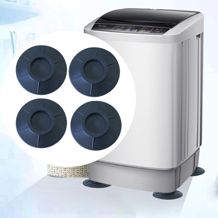 Bộ 4 miếng đệm chống trượt, giảm tiếng ồn, cố định máy giặt đa năng, đệm chống sốc