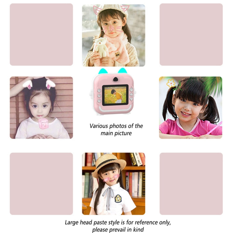 Máy ảnh chụp nhanh trẻ em mini in nhiệt HD video ảnh kỹ thuật số, tiêu chuẩn xanh dương, tiêu chuẩn hồng, 16G hồng, 16G xanh dương, 32G hồng, 32G xanh dương