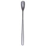 15cm 304 Stainless Steel Spoon Coffee Square Head Spoon Long Handle Mixing Spoon, Stainless Steel Color, Titanium Gold, Rose Gold, Titanium Black, Blue, Purple