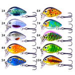 Mồi câu Luya nổi nhỏ béo 2.5cm 1.5g HENGJIA in 3D mini