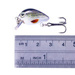 Mồi câu Luya nổi nhỏ béo 2.5cm 1.5g HENGJIA in 3D mini