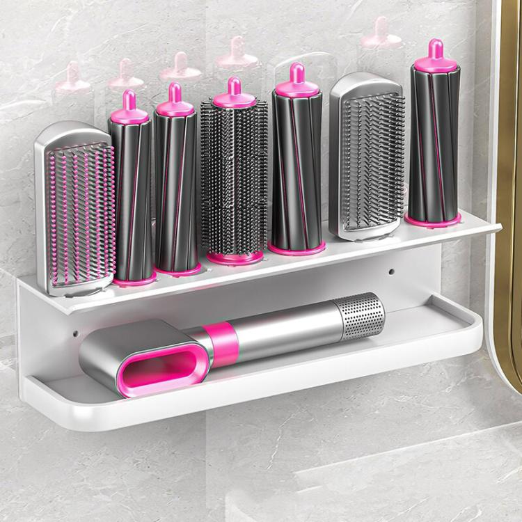 Giá kệ treo tường cho Dyson Airwrap, loại A màu đen vàng, loại B màu đen vàng, loại A màu đen, loại B màu đen, loại C gập xuống, loại C gập lên