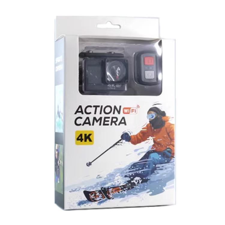 Camera thể thao ngoài trời chống nước màn hình kép màu WIFI HD 4K, Q60AR
