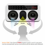 Loa Bluetooth Rolton E500 2.1 kênh có micro tích hợp, hỗ trợ radio FM