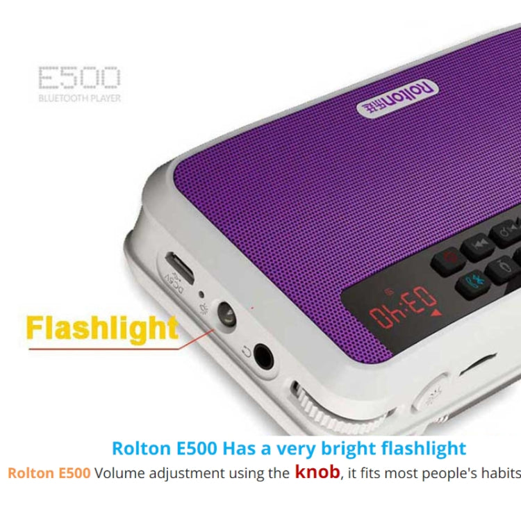 Loa Bluetooth Rolton E500 2.1 kênh có micro tích hợp, hỗ trợ radio FM
