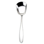 Muỗng nhỏ bằng thép không gỉ 304, bóng, dày, đầu phẳng, đáy phẳng, muỗng phục vụ, màu thép không gỉ, vàng titan, vàng hồng, nhiều màu, đen, xanh dương