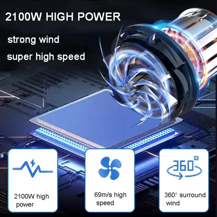 Máy Sấy Chó 2100W Tốc Độ Không Bước Sóng Kèm Máy Hút Bụi Thổi Lông Thú Cưng, 220V Phích Cắm Anh, 220V Phích Cắm EU, 220V Phích Cắm Úc, 110V Phích Cắm Mỹ