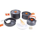 Bộ bếp nhôm ngoài trời cho 4-5 người Hewolf HW-K1779, HW-K1779