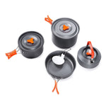 Bộ bếp nhôm ngoài trời cho 4-5 người Hewolf HW-K1779, HW-K1779