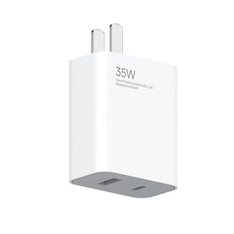 Bộ sạc nhanh di động cổng đôi USB-C+USB-A 35W chính hãng Xiaomi (1C+1A), phích cắm US, 35W