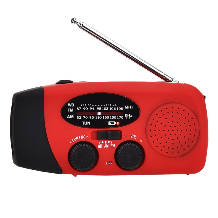 Đài radio di động sạc năng lượng mặt trời phòng chống thiên tai HanRongda HRD-902, HRD-902