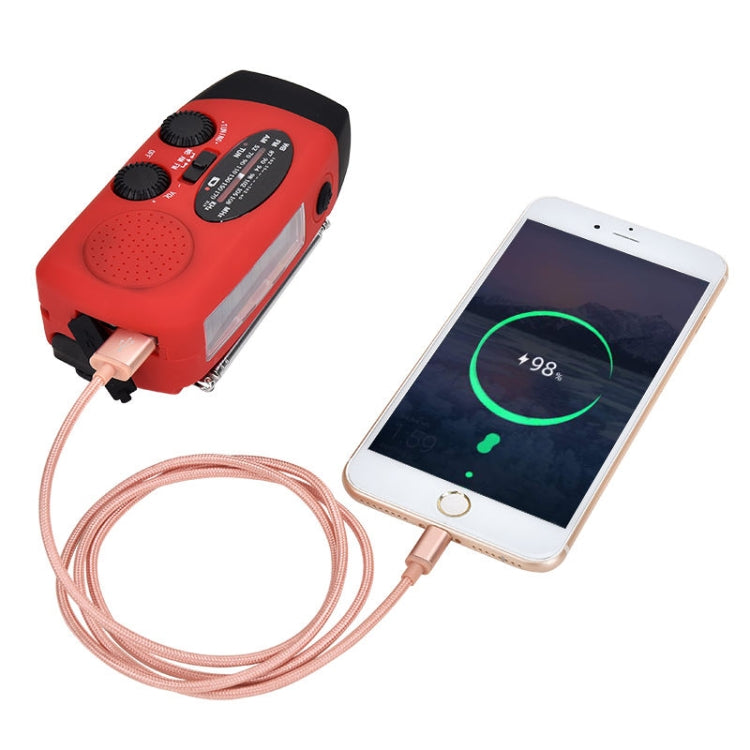 Đài radio di động sạc năng lượng mặt trời phòng chống thiên tai HanRongda HRD-902, HRD-902