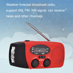 Đài radio di động sạc năng lượng mặt trời phòng chống thiên tai HanRongda HRD-902, HRD-902