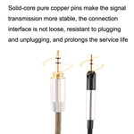 Dây cáp nâng cấp cho tai nghe Sennheiser HD518 / HD558 / HD598 / M40X / M50X, dài 1.2m, 2m