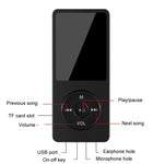 Máy nghe nhạc Bluetooth MP3/MP4 cho học sinh, phát sách điện tử, Không có thẻ nhớ, Có thẻ nhớ 8GB, 16GB, 32GB, 64GB