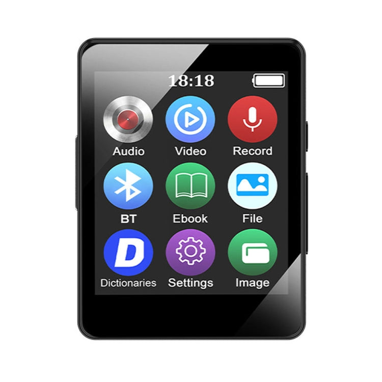 Máy nghe nhạc MP3 Bluetooth 5.0, máy ghi âm sách điện tử MP4 Walkman, Không có thẻ nhớ, 8GB, 16GB, 32GB, 64GB, 128GB