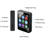 Máy nghe nhạc MP3 Bluetooth 5.0, máy ghi âm sách điện tử MP4 Walkman, Không có thẻ nhớ, 8GB, 16GB, 32GB, 64GB, 128GB