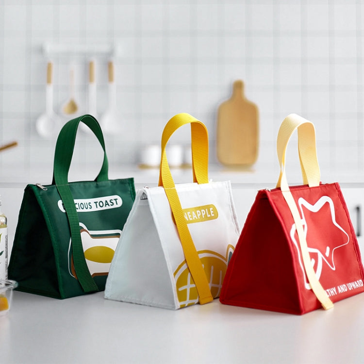 Portable Lunch Box Bag Student Simple Thickened Waterproof Bento Insulation Bag