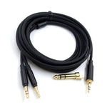 Dây cáp tai nghe cân bằng Beyer T1 (thế hệ 2/3) T5 / Amiro, kèm adapter 3.5mm+6.35mm, đầu XLR 4 lõi