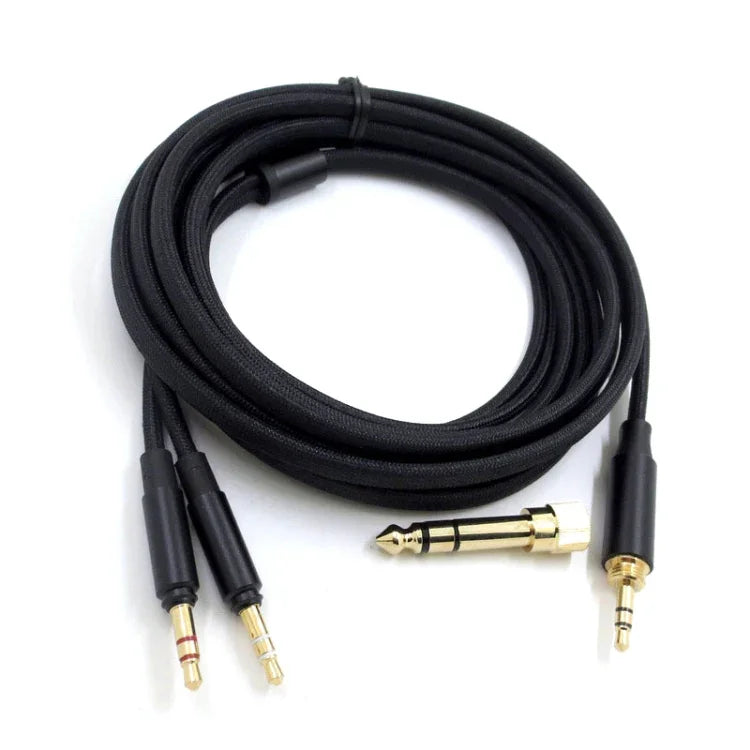 Dây cáp tai nghe cân bằng Beyer T1 (thế hệ 2/3) T5 / Amiro, kèm adapter 3.5mm+6.35mm, đầu XLR 4 lõi