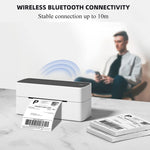 Máy in nhãn địa chỉ Bluetooth Phomemo PM241-BT, máy in nhãn vận chuyển nhiệt, US, EU