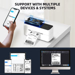 Máy in nhãn địa chỉ Bluetooth Phomemo PM241-BT, máy in nhãn vận chuyển nhiệt, US, EU