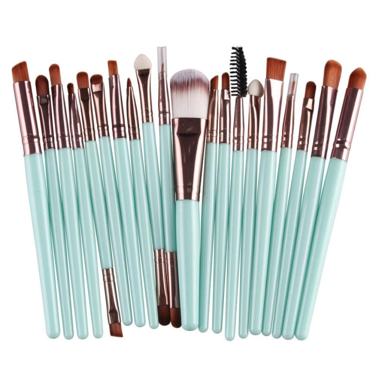 Bộ cọ trang điểm 20 chiếc cán gỗ, dụng cụ làm đẹp, màu cà phê, vàng+đen, đen+trắng, đen toàn bộ, đen+cà phê, nâu+trắng, vàng+hồng, nâu+xanh lá, nâu+hồng, nâu+đen, vàng+trắng, vàng+xanh lá, đen+xanh lá, đen+hồng, nâu+tím