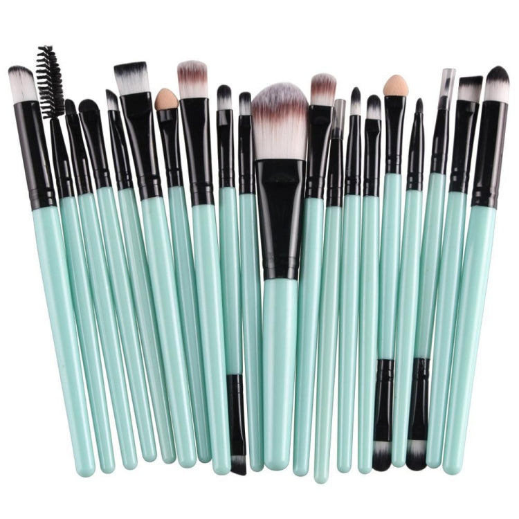 Bộ cọ trang điểm 20 chiếc cán gỗ, dụng cụ làm đẹp, màu cà phê, vàng+đen, đen+trắng, đen toàn bộ, đen+cà phê, nâu+trắng, vàng+hồng, nâu+xanh lá, nâu+hồng, nâu+đen, vàng+trắng, vàng+xanh lá, đen+xanh lá, đen+hồng, nâu+tím