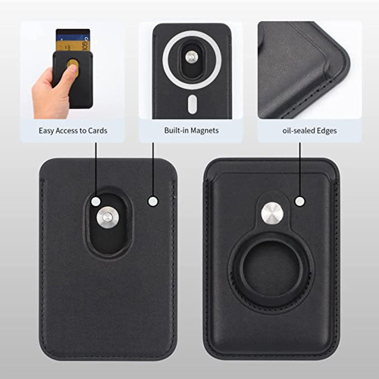 Dành cho AirTag thế hệ 2 / AirTag thế hệ 1 Kẹp thẻ sợi định vị chống trộm bảo vệ thẻ theo dõi, có nam châm