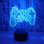 Tay cầm game 3D đèn LED màu sắc ba chiều, Đế đen cảm ứng, Đế nứt cảm ứng, Đế đen cảm ứng + điều khiển từ xa, Đế nứt cảm ứng + điều khiển từ xa