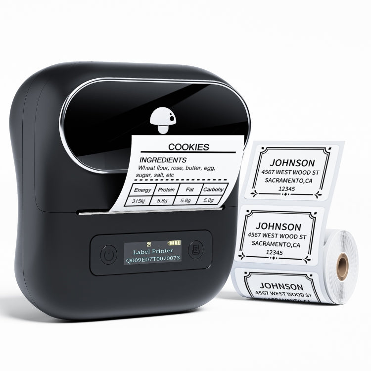 Máy in nhãn nhiệt Bluetooth Phomemo M220 cho nhãn trang sức và quần áo, M220