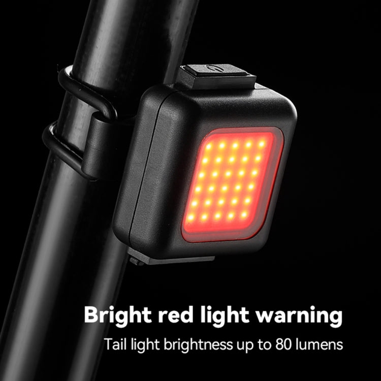 Đèn xe đạp mini COB, đèn xe đạp leo núi sạc USB chống nước MTB, đèn pha trắng, đèn hậu đỏ, đèn pha trắng + đèn hậu đỏ