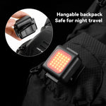Đèn xe đạp mini COB, đèn xe đạp leo núi sạc USB chống nước MTB, đèn pha trắng, đèn hậu đỏ, đèn pha trắng + đèn hậu đỏ
