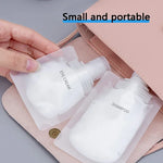 Bộ 20 túi đựng kem dưỡng, dầu gội có thể nạp lại, túi bóp rỗng du lịch, 30ml, 50ml, 100ml