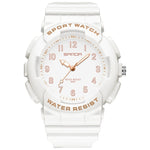 SANDA Small Fresh Digital All-match Waterproof Luminous Student Watch