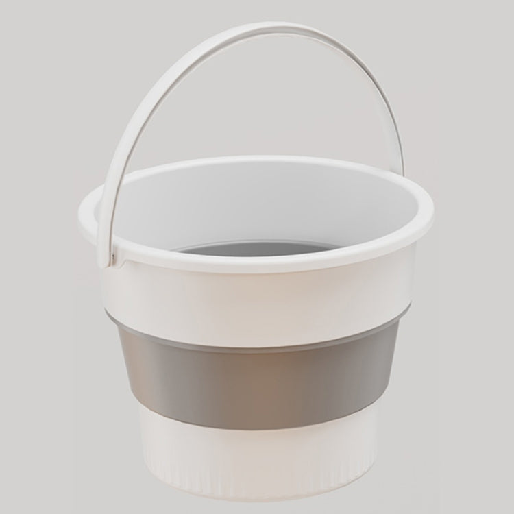 Xô nhựa gấp dày 10L cỡ trung, xô di động ngoài trời, thùng câu cá, thùng rửa xe du lịch, cỡ trung 10L