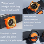 Garden Irrigation And Watering One Pass Two Faucet Water Divider, With Plastic Adapter, With Copper Adapter, With Thread European Connector, With Thread European Connector+Plastic Nipple Connector