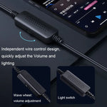 Loa âm thanh máy tính Havit A20 Plus có dây, âm thanh vòm stereo với đèn nền nhiều màu, đen, phiên bản Bluetooth