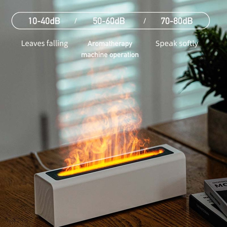 Máy khuếch tán tinh dầu ngọn lửa DQ711, máy tạo ẩm không khí USB yên tĩnh, DQ711 màu đen, DQ711 màu trắng