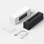 Máy khuếch tán tinh dầu ngọn lửa DQ711, máy tạo ẩm không khí USB yên tĩnh, DQ711 màu đen, DQ711 màu trắng