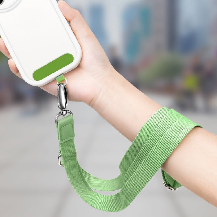 Dây đeo messenger điện thoại có thể điều chỉnh, dây đeo cổ rộng, màu xanh matcha, xanh ngọc, tím đậm, cam, bạc, đen cổ điển