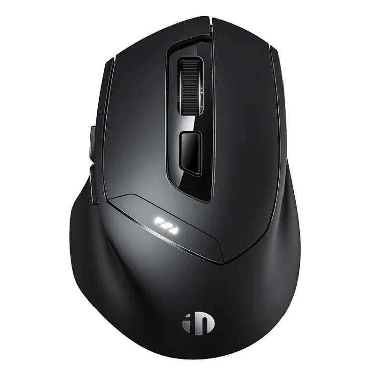 Chuột không dây sạc Inphic DR01 Bluetooth 3 chế độ yên tĩnh dùng cho văn phòng chơi game laptop máy tính tại nhà, DR01 (màu đen)